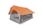 Vidaxl Camping Tent 5-person Grey And Orange Waterproof Vidaxl Camping Tent 5-person Grey And Orange Waterproof