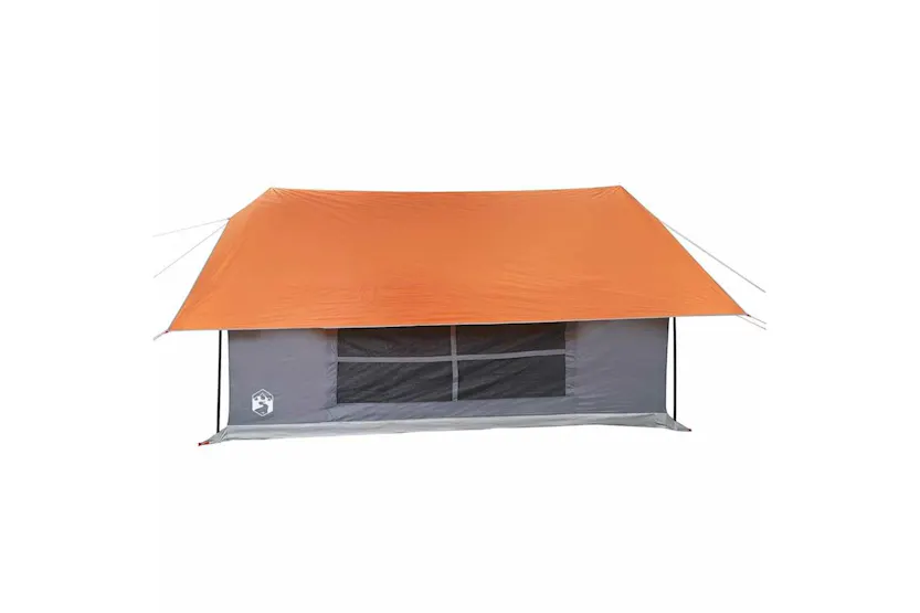 Vidaxl Camping Tent 5-person Grey And Orange Waterproof Vidaxl Camping Tent 5-person Grey And Orange Waterproof