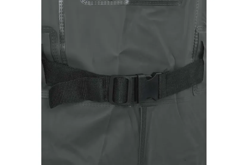Vidaxl Chest Waders With Boots And Belt Dark Green Size 42 Vidaxl Chest Waders With Boots And Belt Dark Green Size 42