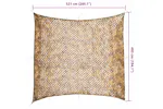 Vidaxl Camouflage Net With Storage Bag 521x493 Cm Sand Vidaxl Camouflage Net With Storage Bag 521x493 Cm Sand