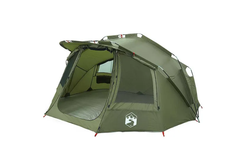 Vidaxl Fishing Tent 5-person Olive Green Waterproof Vidaxl Fishing Tent 5-person Olive Green Waterproof
