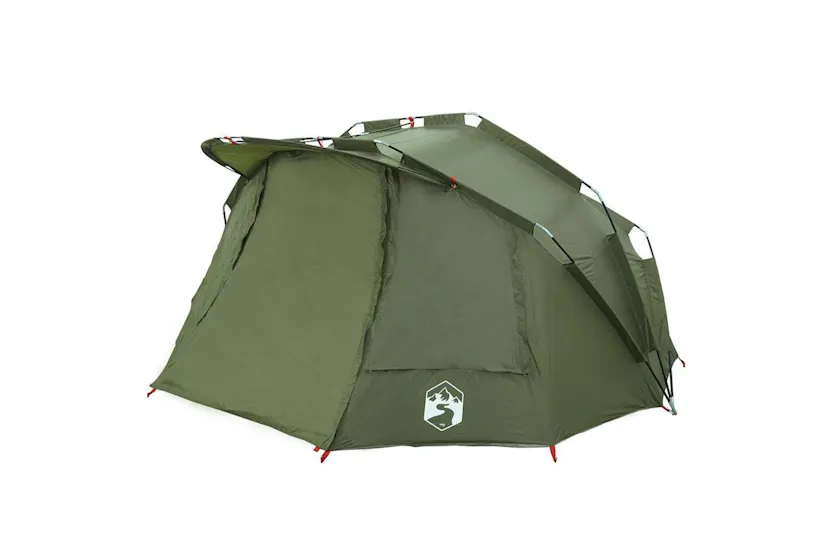 Vidaxl Fishing Tent 5-person Olive Green Waterproof Vidaxl Fishing Tent 5-person Olive Green Waterproof