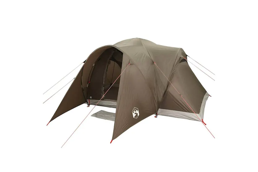 Vidaxl Family Tent Dome 6-person Brown Waterproof Vidaxl Family Tent Dome 6-person Brown Waterproof