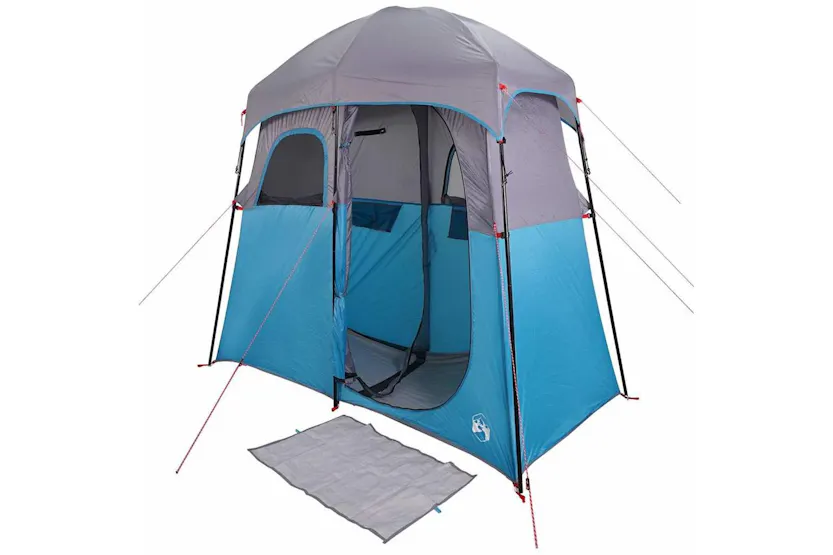 Vidaxl Shower Tent 2-person Blue Waterproof Vidaxl Shower Tent 2-person Blue Waterproof