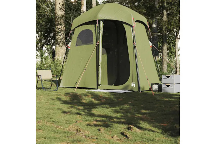 Vidaxl Shower Tent 2-person Olive Green Waterproof Vidaxl Shower Tent 2-person Olive Green Waterproof