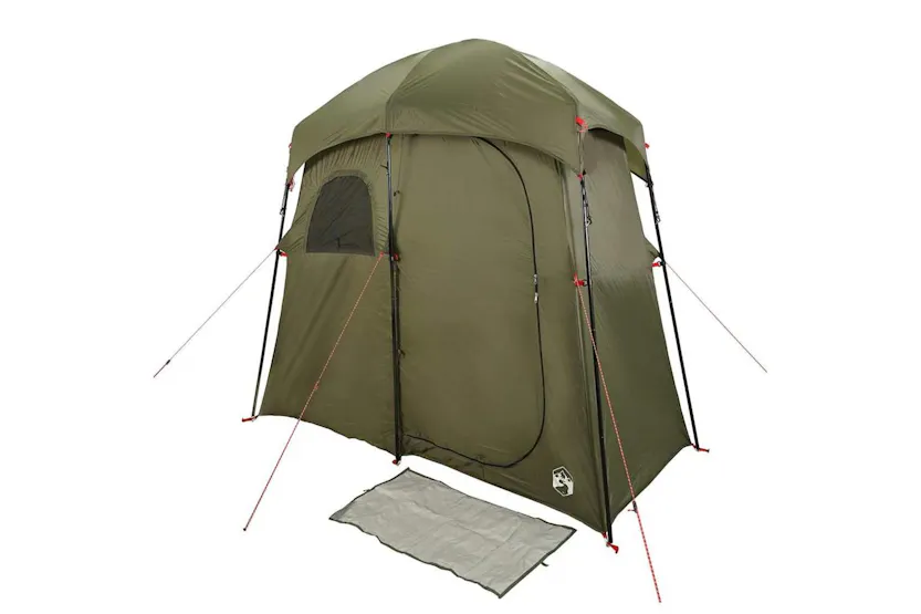 Vidaxl Shower Tent 2-person Olive Green Waterproof Vidaxl Shower Tent 2-person Olive Green Waterproof