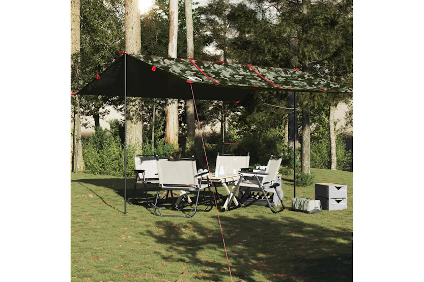 Vidaxl Camping Tarp Camouflage 451x420 Cm Waterproof Vidaxl Camping Tarp Camouflage 451x420 Cm Waterproof