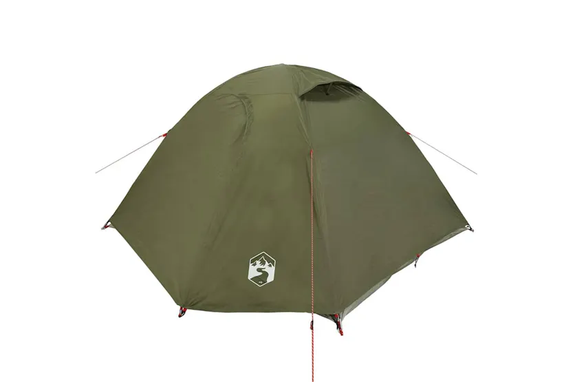 Vidaxl Camping Tent Dome 4-person Olive Green Waterproof Vidaxl Camping Tent Dome 4-person Olive Green Waterproof
