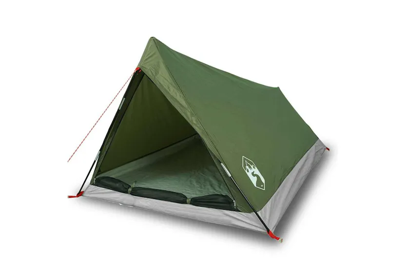 Vidaxl Camping Tent 2-person Olive Green Waterproof Vidaxl Camping Tent 2-person Olive Green Waterproof