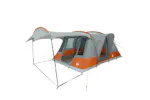 Vidaxl Camping Tent Tunnel 5-person Grey And Orange Waterproof Vidaxl Camping Tent Tunnel 5-person Grey And Orange Waterproof