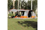 Vidaxl Camping Tent Tunnel 5-person Grey And Orange Waterproof Vidaxl Camping Tent Tunnel 5-person Grey And Orange Waterproof