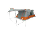 Vidaxl Camping Tent Tunnel 5-person Grey And Orange Waterproof Vidaxl Camping Tent Tunnel 5-person Grey And Orange Waterproof