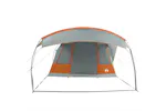 Vidaxl Camping Tent Tunnel 5-person Grey And Orange Waterproof Vidaxl Camping Tent Tunnel 5-person Grey And Orange Waterproof