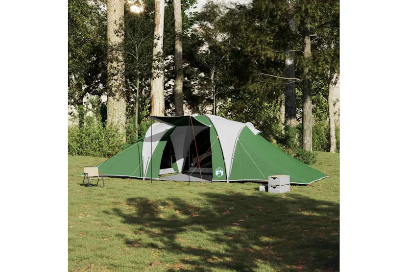 Vidaxl Family Tent Dome 6-person Green Waterproof Vidaxl Family Tent Dome 6-person Green Waterproof
