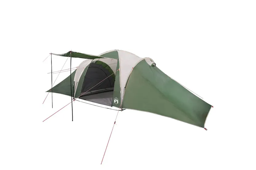 Vidaxl Family Tent Dome 6-person Green Waterproof Vidaxl Family Tent Dome 6-person Green Waterproof