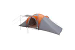 Vidaxl Family Tent Dome 6-person Grey And Orange Waterproof Vidaxl Family Tent Dome 6-person Grey And Orange Waterproof
