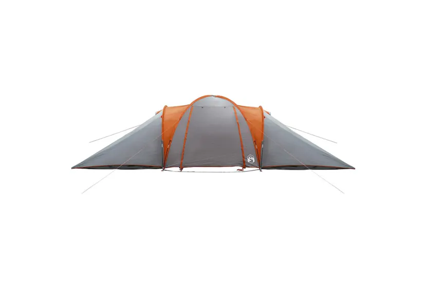 Vidaxl Family Tent Dome 6-person Grey And Orange Waterproof Vidaxl Family Tent Dome 6-person Grey And Orange Waterproof