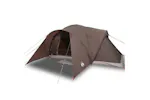 Vidaxl Family Tent Dome 6-person Brown Waterproof Vidaxl Family Tent Dome 6-person Brown Waterproof