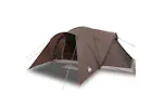 Vidaxl Family Tent Dome 6-person Brown Waterproof Vidaxl Family Tent Dome 6-person Brown Waterproof