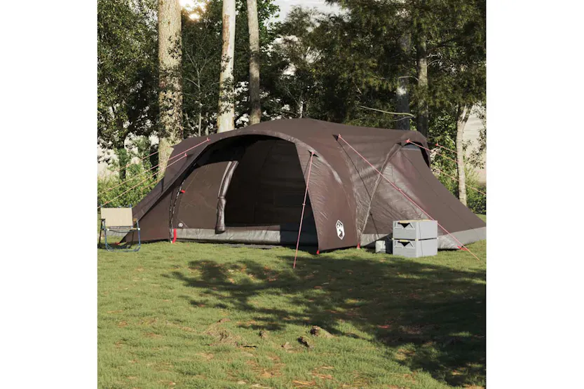 Vidaxl Family Tent Dome 6-person Brown Waterproof Vidaxl Family Tent Dome 6-person Brown Waterproof