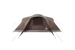 Vidaxl Family Tent Dome 6-person Brown Waterproof Vidaxl Family Tent Dome 6-person Brown Waterproof