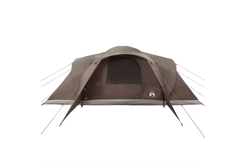 Vidaxl Family Tent Dome 6-person Brown Waterproof Vidaxl Family Tent Dome 6-person Brown Waterproof