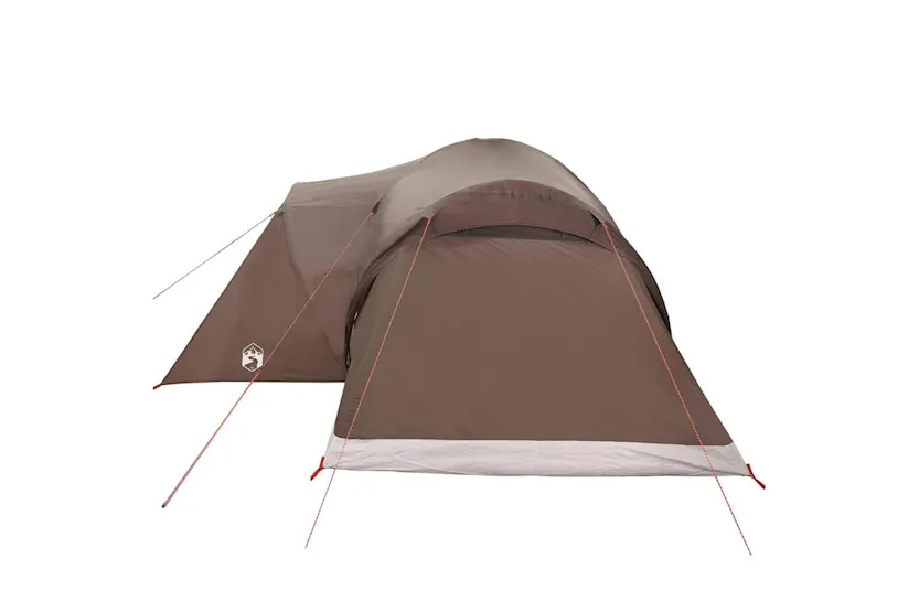 Vidaxl Family Tent Dome 6-person Brown Waterproof Vidaxl Family Tent Dome 6-person Brown Waterproof