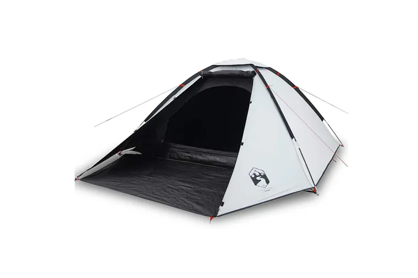 Vidaxl Camping Tent Dome 4-person White Blackout Fabric Waterproof Vidaxl Camping Tent Dome 4-person White Blackout Fabric Waterproof