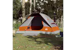 Vidaxl Camping Tent Dome 4-person Grey And Orange Waterproof Vidaxl Camping Tent Dome 4-person Grey And Orange Waterproof