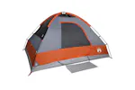Vidaxl Camping Tent Dome 4-person Grey And Orange Waterproof Vidaxl Camping Tent Dome 4-person Grey And Orange Waterproof