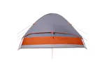 Vidaxl Camping Tent Dome 4-person Grey And Orange Waterproof Vidaxl Camping Tent Dome 4-person Grey And Orange Waterproof