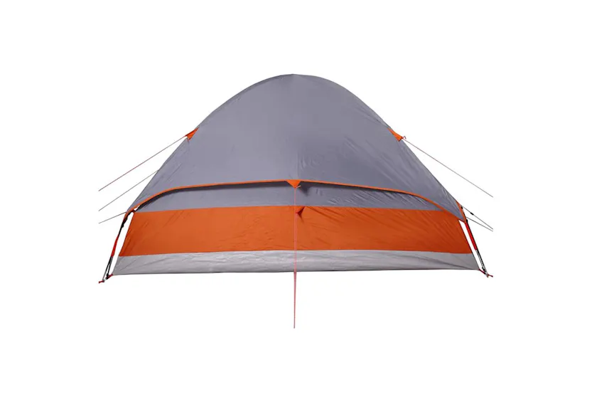 Vidaxl Camping Tent Dome 4-person Grey And Orange Waterproof Vidaxl Camping Tent Dome 4-person Grey And Orange Waterproof