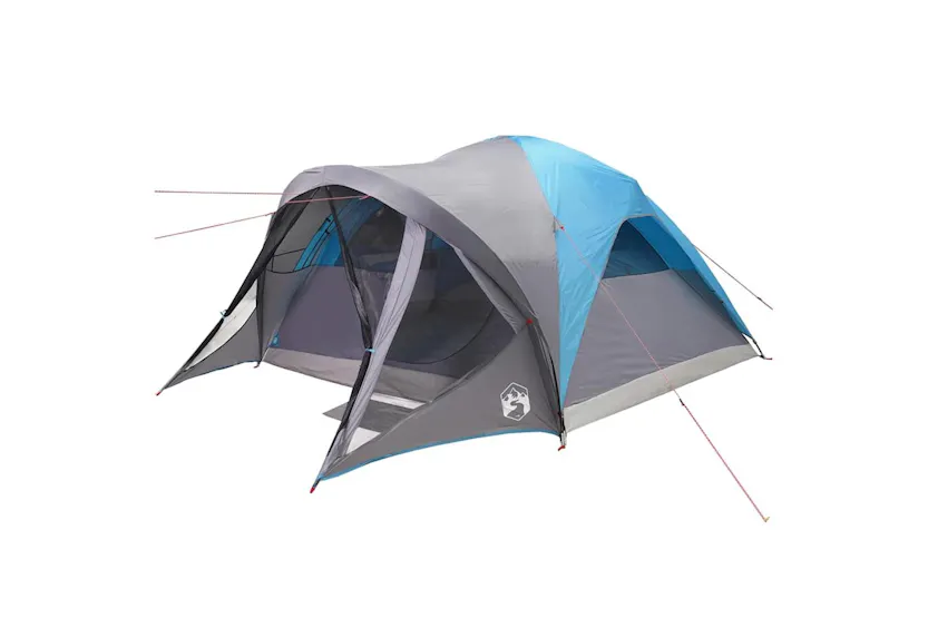 Vidaxl Family Tent Tunnel 6-person Blue Waterproof Vidaxl Family Tent Tunnel 6-person Blue Waterproof