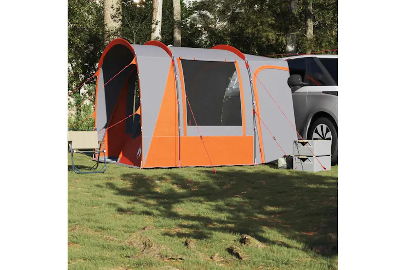 Vidaxl Car Tent 4-person Grey And Orange Waterproof Vidaxl Car Tent 4-person Grey And Orange Waterproof