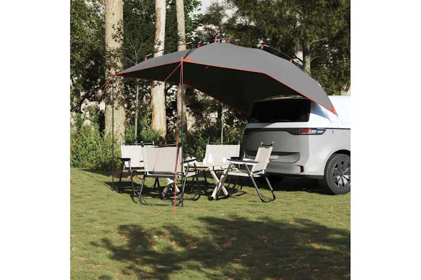 Vidaxl Car Tent Grey And Orange Waterproof Vidaxl Car Tent Grey And Orange Waterproof