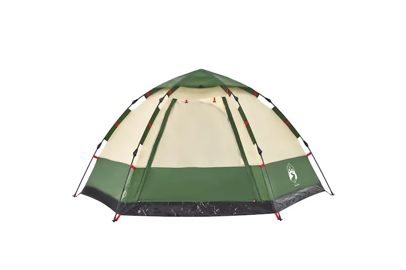 Vidaxl Camping Tent Cabin 4-person Green Quick Release Vidaxl Camping Tent Cabin 4-person Green Quick Release