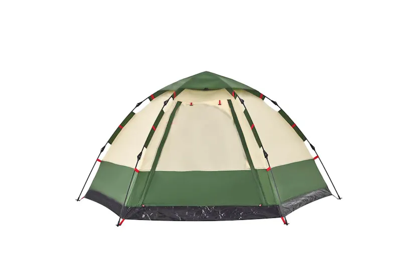 Vidaxl Camping Tent Cabin 4-person Green Quick Release Vidaxl Camping Tent Cabin 4-person Green Quick Release