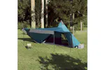 Vidaxl Family Tent Tipi 8-person Blue Waterproof Vidaxl Family Tent Tipi 8-person Blue Waterproof