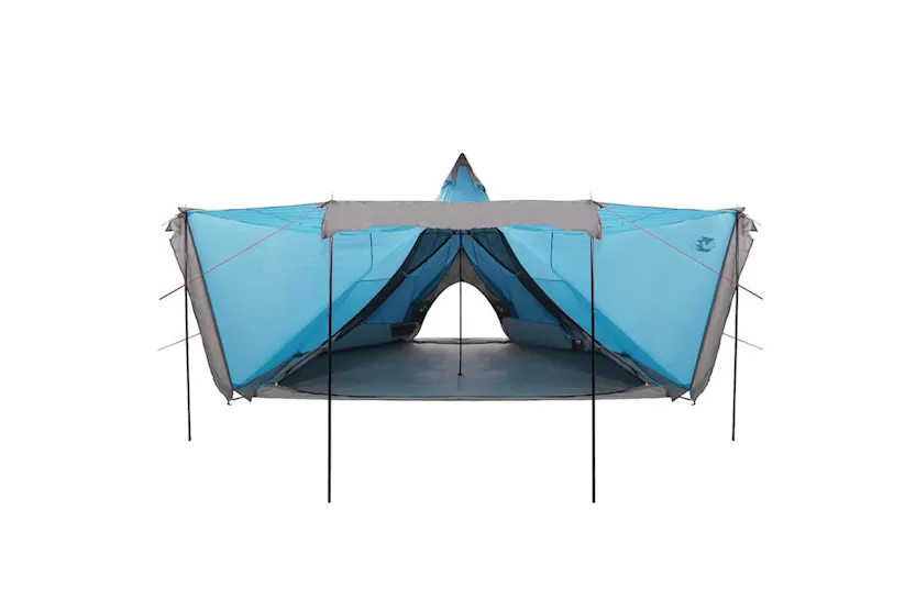 Vidaxl Family Tent Tipi 8-person Blue Waterproof Vidaxl Family Tent Tipi 8-person Blue Waterproof