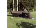 Vidaxl Family Tent Tipi 8-person Brown Waterproof Vidaxl Family Tent Tipi 8-person Brown Waterproof
