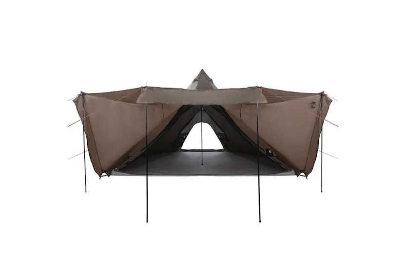 Vidaxl Family Tent Tipi 8-person Brown Waterproof Vidaxl Family Tent Tipi 8-person Brown Waterproof