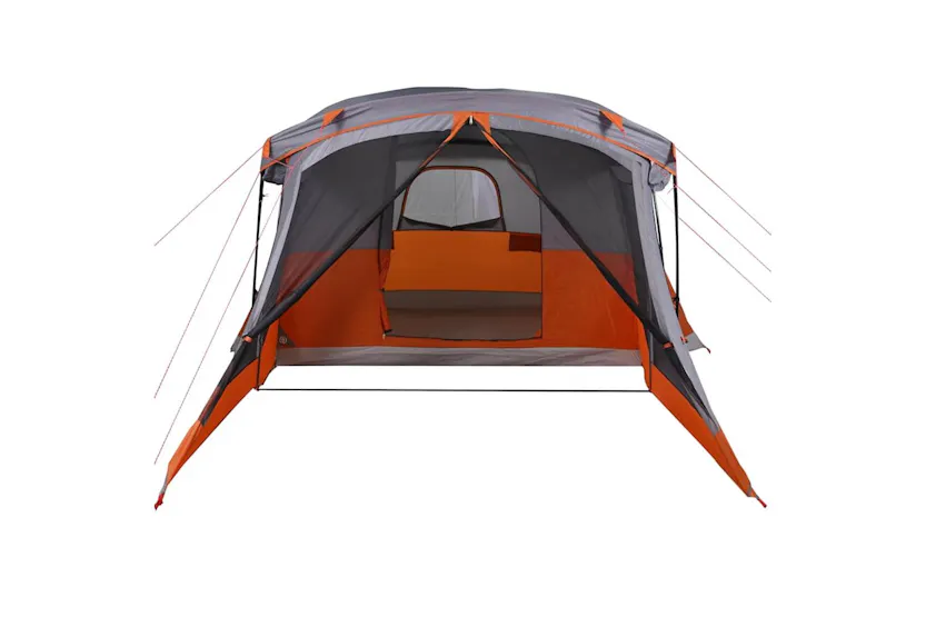 Vidaxl Camping Tent With Porch 4-person Orange Waterproof Vidaxl Camping Tent With Porch 4-person Orange Waterproof