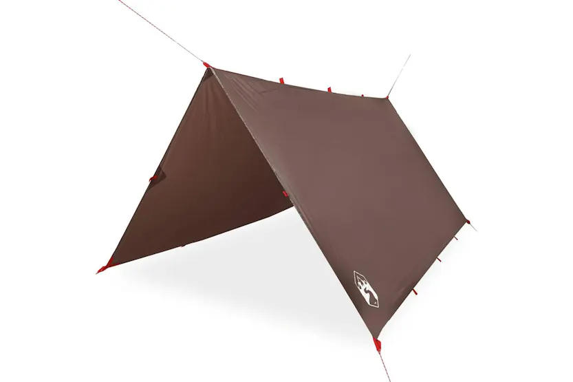 Vidaxl Camping Tarp Brown 366x306 Cm Waterproof Vidaxl Camping Tarp Brown 366x306 Cm Waterproof