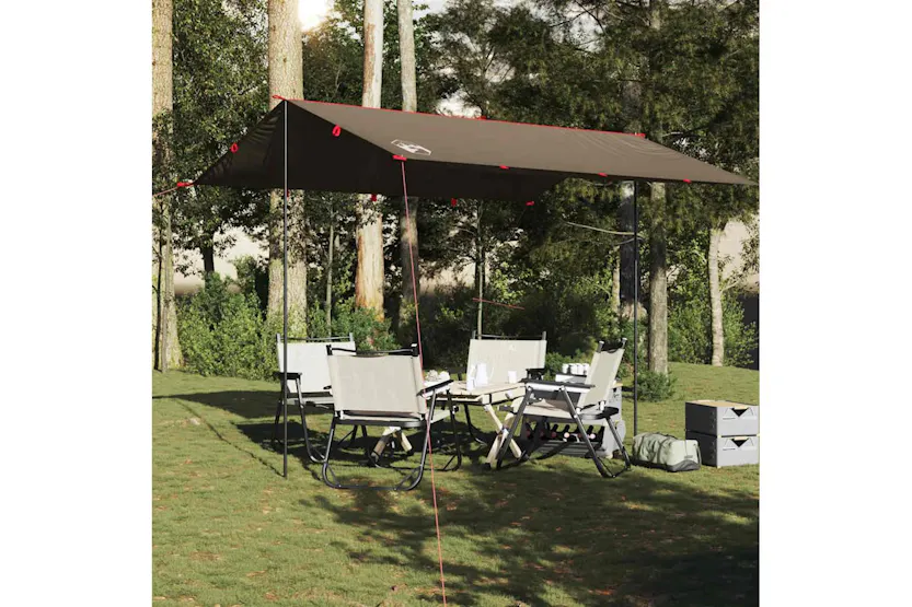 Vidaxl Camping Tarp Brown 366x306 Cm Waterproof Vidaxl Camping Tarp Brown 366x306 Cm Waterproof