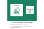 Cricut 8.3" x 11.7" Printable Temporary Tattoo Sheets | A4 | Transparent Cricut 8.3" x 11.7" Printable Temporary Tattoo Sheets | A4 | Transparent