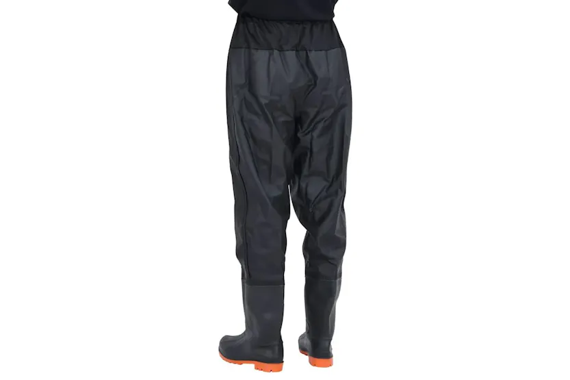 Vidaxl Waist Waders With Boots Black Size 41 Vidaxl Waist Waders With Boots Black Size 41