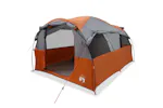 Vidaxl Family Tent Tunnel 6-person Grey And Orange Waterproof Vidaxl Family Tent Tunnel 6-person Grey And Orange Waterproof