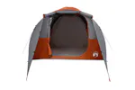Vidaxl Family Tent Tunnel 6-person Grey And Orange Waterproof Vidaxl Family Tent Tunnel 6-person Grey And Orange Waterproof