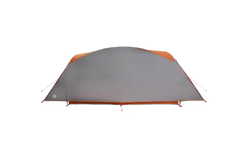 Vidaxl Family Tent Tunnel 6-person Grey And Orange Waterproof Vidaxl Family Tent Tunnel 6-person Grey And Orange Waterproof