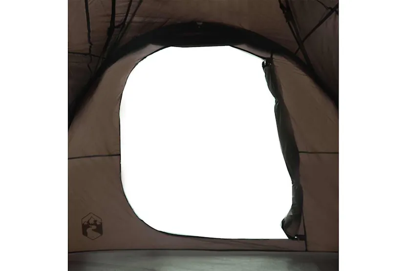Vidaxl Family Tent Tunnel 6-person Brown Waterproof Vidaxl Family Tent Tunnel 6-person Brown Waterproof